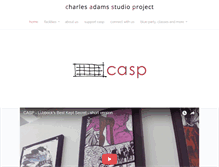 Tablet Screenshot of casp-arts.org